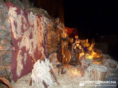 Senderismo Sierra Norte Madrid - Belén Viviente de Buitrago; senderos aragon